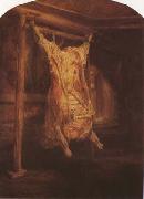 REMBRANDT Harmenszoon van Rijn The Slaughterd Ox (mk08) Norge oil painting reproduction
